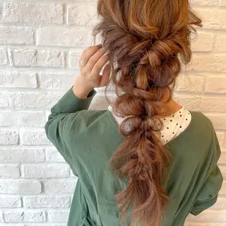 ロング ヘアアレンジ SHANTi 飯塚 ヘアセット/髪質改善のヘアスタイル