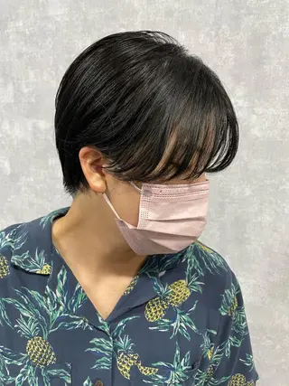 ショート C’LD hair  produce /シールドヘア所属・モテ髪/ボブ/ショー ト/アダチフウトのヘアスタイル