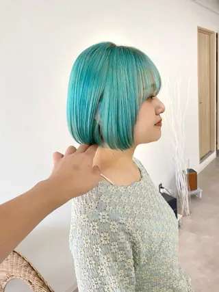 ショート カラー 当日予約🆗ショート /ハイライト/松本のヘアスタイル