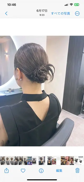 ロング 友田 千栄のヘアスタイル