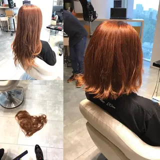 ショート カラー ヘアアレンジ Re:ta KANZOのヘアスタイル