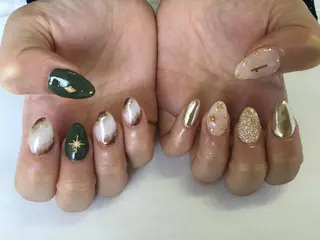 ネイル 💎🐰 saki. m 🐰💎のネイルデザイン