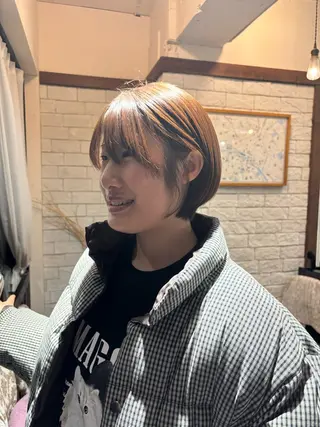 ショート hair&make FORS所属・宇留間 涼香のヘアスタイル