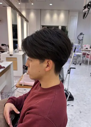 メンズ 韓国ヘア／カラー ／女性モデル募集中のヘアスタイル