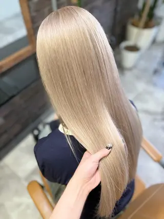 ロング 艶髪ハイトーン🌙 /RINOのヘアスタイル