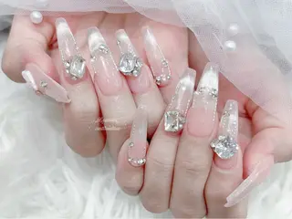 ネイル MoMoA Nail ネイル長さ出し専門店のネイルデザイン