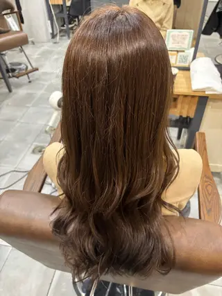 ロング カラー ❄️中野侑香❄️ ハイライト/ブリーチのヘアスタイル