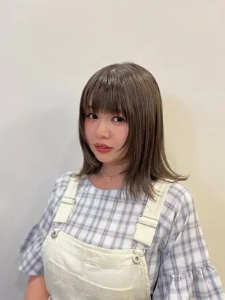 ミディアム anon所属・田中 結月のヘアスタイル
