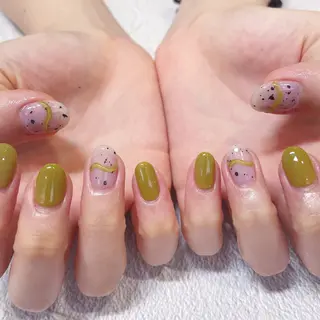 ネイル 長瀬 瑠霞のネイルデザイン