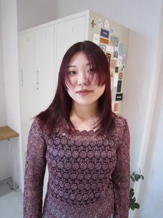 ミディアム カラー kici所属・🌷似合わせカラー 🌷/岡崎/アイ🐰のヘアスタイル