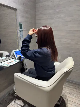 セミロング カラー ブリーチ無しダブル カラー特化/🫧中村のヘアスタイル