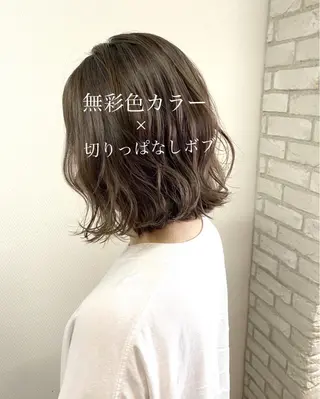 ミディアム 山本 茉希のヘアスタイル