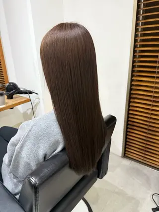ロング 銀座⚜️【脱白髪染め 美髪矯正】トグチのヘアスタイル