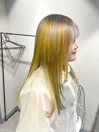 ロング カラー 🌟ブリーチ/ボブ/ レイヤー渋谷☀️のヘアスタイル
