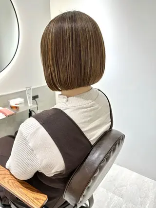 ショート カラー 銀座No.1髪質改善 縮毛矯正/本木のヘアスタイル