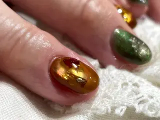 ショート m kaori𓃟のネイルデザイン