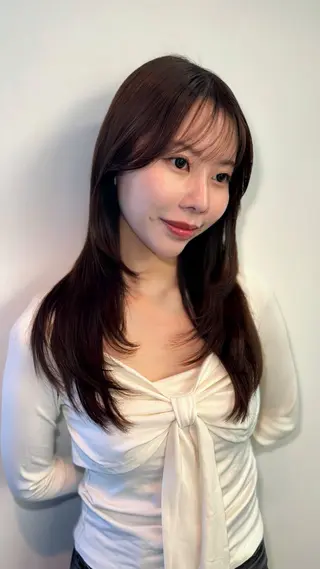 ロング レイヤー/デジパ SAKIのヘアスタイル