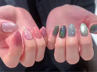 ネイル fumina 💚💛のネイルデザイン