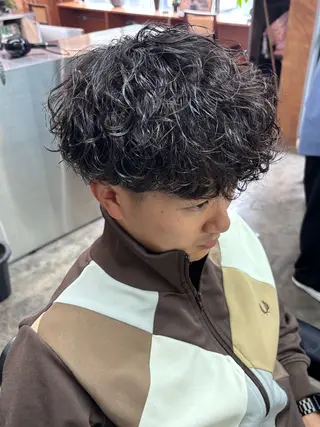 パーマ メンズ 土岐 仁/メンズ専門 パーマ特化美容師🌀のヘアスタイル