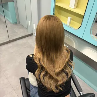 ロング Mio/髪質改善 透明感カラー/西梅田のヘアスタイル