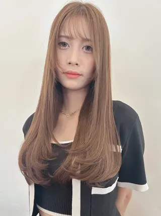ロング カラー 恒松 雄基のヘアスタイル
