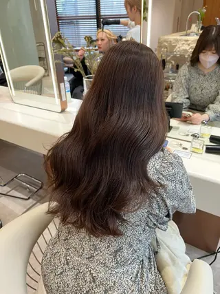 ロング カラー 韓国レイヤー🇰🇷 韓国研修◎渋谷カイトのヘアスタイル