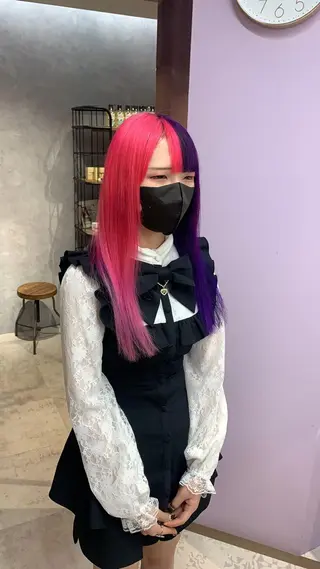 ロング L STUDIO心斎橋店所属・派手髪支持率No1 Eisukeのヘアスタイル