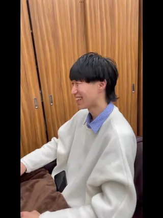 ミディアム メンズ メンズパーマ 赤司 泰樹のヘアスタイル