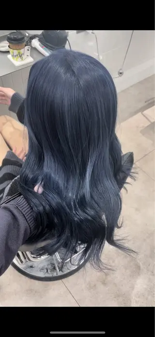 ロング カラー 🫧ミルクティー ブリーチRIKU🫧のヘアスタイル