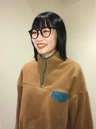 セミロング natsuki /HUI 金山のヘアスタイル