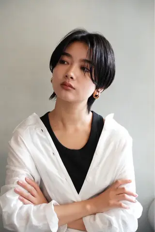 ショート カラー 加賀 千聖 /soigneのヘアスタイル