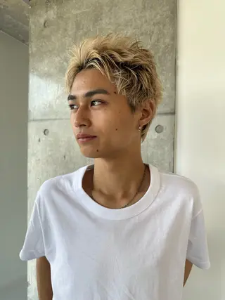 ショート メンズ Cinq所属・ハイライト🌟/ ボブ/豊田のヘアスタイル