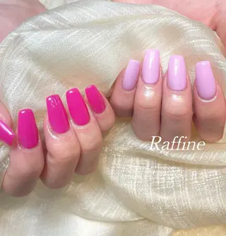 ネイル RAFFINE 月🦋🩵のネイルデザイン