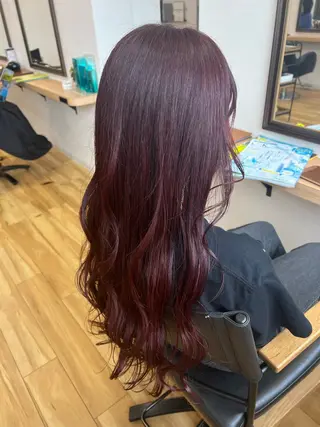 カラー 川畑 陽奈のヘアスタイル