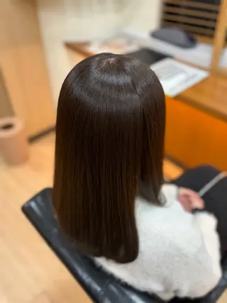 ミディアム 小川 涼のヘアスタイル