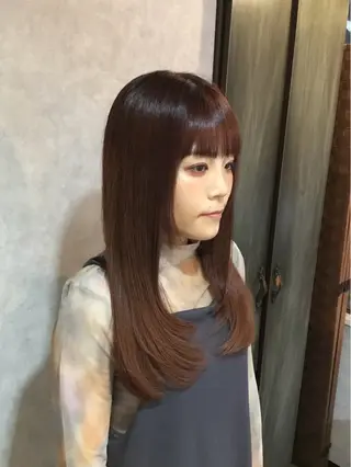 ロング eim hair rink  長津田店所属・🫧透明感カラー 🫧しほのヘアスタイル
