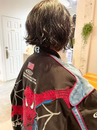 ショート カラー パーマ レイヤー/似合わせ TAKUYAのヘアスタイル