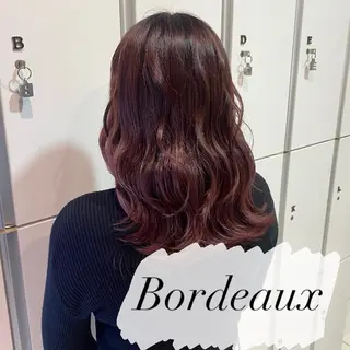 セミロング カラー ミルクティーベージュ 暖色カラー/池田麻帆のヘアスタイル