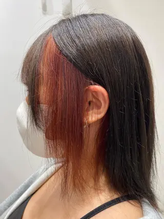 ミディアム 山﨑 燦人のヘアスタイル