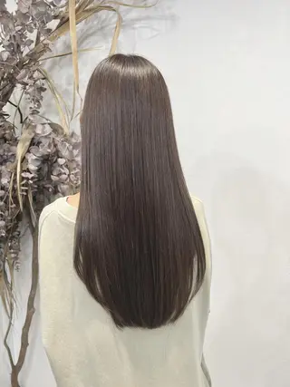 ロング 髪質改善/艶カラー 縮毛矯正/山本由梨のヘアスタイル