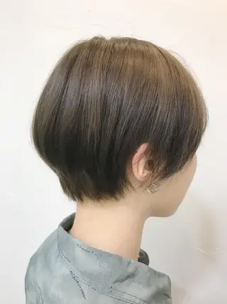 ショート カラー YASU🍎CUT 赤系カラー/ヘアケアのヘアスタイル