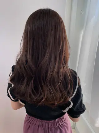 セミロング カラー eins.hair所属・過去一の柔髪ヘア 🌿einshairのヘアスタイル