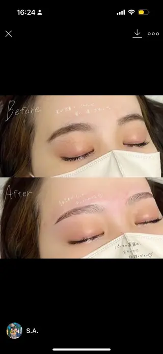 アイブロウ 眉毛とまつ毛パーマの専門店 ロレインブロウ成田店所属・長嶋 美咲のマツエク・マツパデザイン