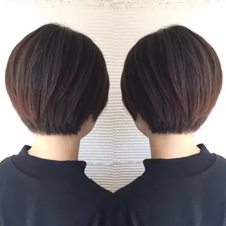 ショート 中林 由佳のヘアスタイル