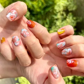 ネイル 𐂃 colorer𐂃のネイルデザイン