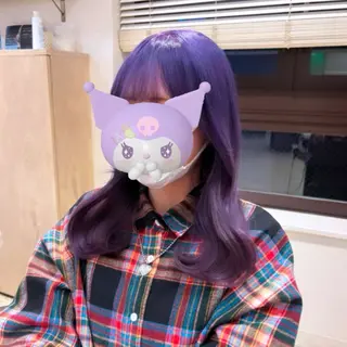 セミロング カラー Ririka/銀座/ Euphoria♥️のヘアスタイル