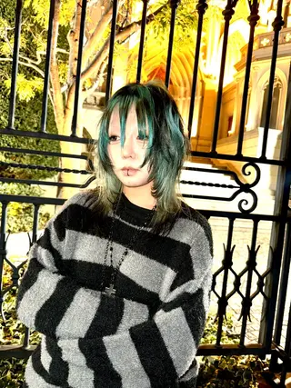 カラー デザインカラー⭐︎★ 🐆hyo🐆のヘアスタイル