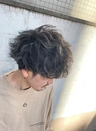 ミディアム 渋谷 メンズヘア⭐️ タニグチヨシユキのヘアスタイル