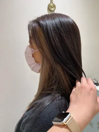 ロング カラー 中韓𝐌𝐈𝐗🩶 𝐘𝐔𝐊𝐀のヘアスタイル