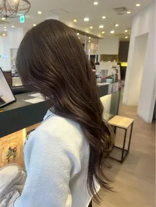 ロング カラー ヘアアレンジ 京野 美月のヘアスタイル